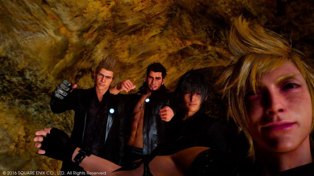 Final Fantasy XV in game selfie