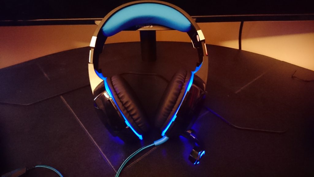 Kotion Each GS2000 gaming headset on a stand