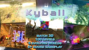 Kyball logo and game features