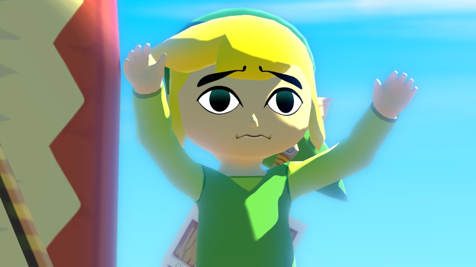 A depressed looking Link