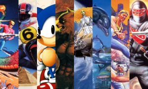A mixture of images from classic SEGA titles