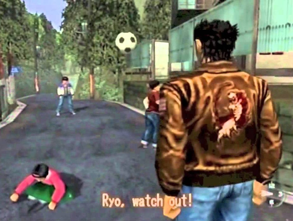 Gameplay from Shenmue on the SEGA Dreamcast