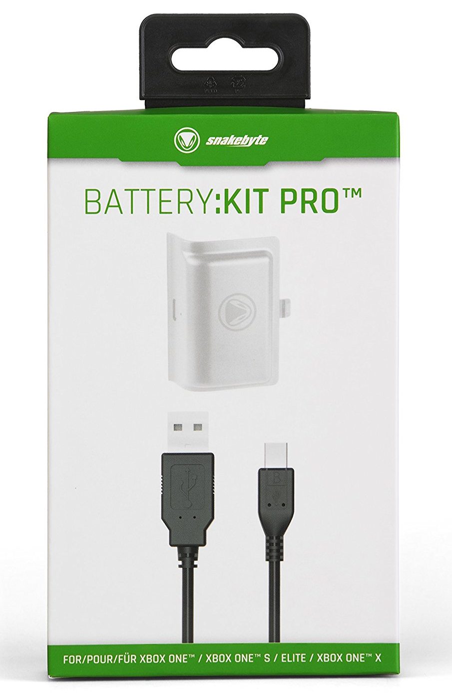 White Snakebyte Xbox One Battery Kit Pro boxed