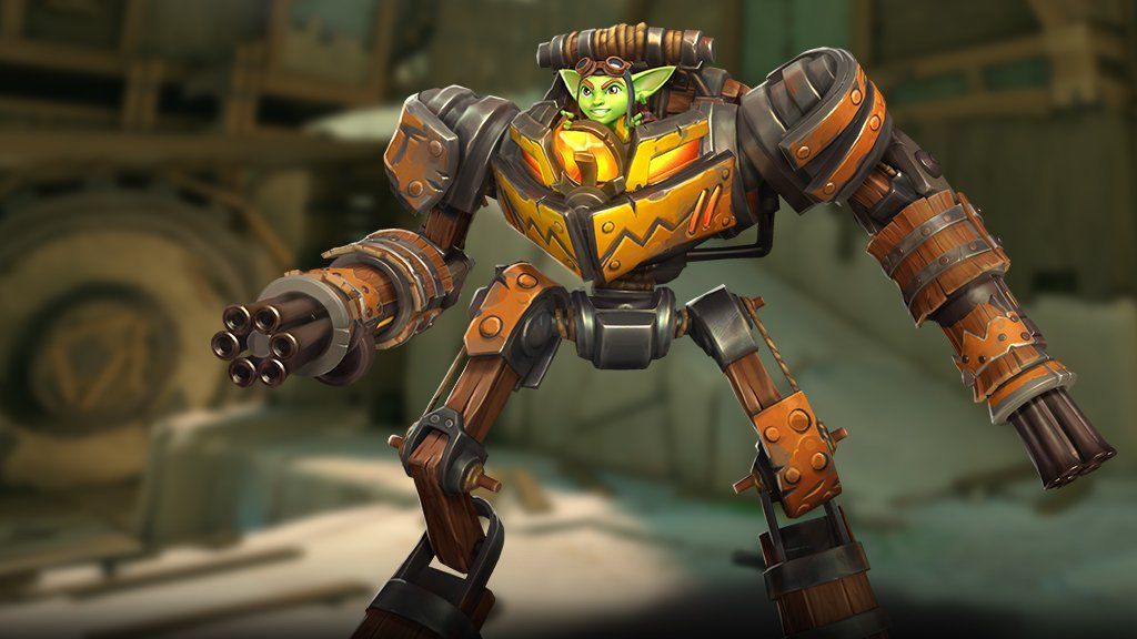 Ruckus from Paladins in his original outfit