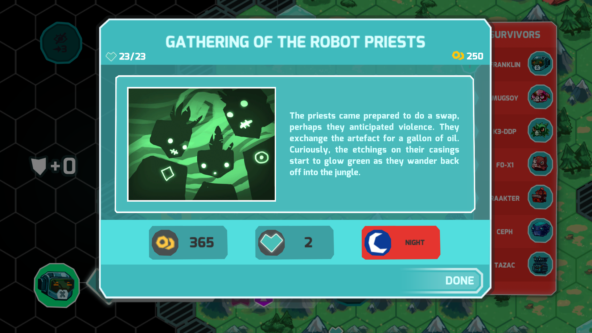An event found on the Insane Robots game map