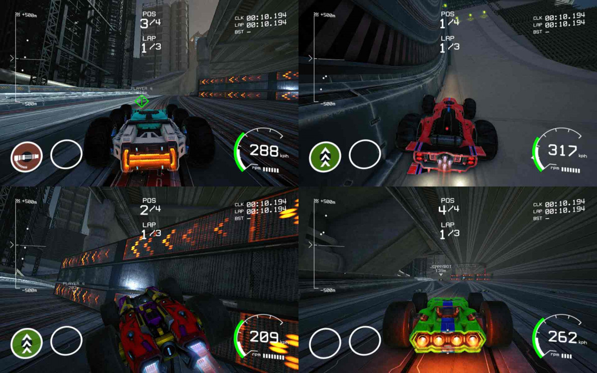 Grip Combat Racing split screen multiplayer