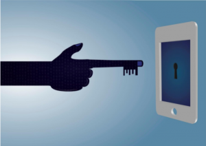 Finger is the key to unlocking the tablet - Safe Privacy Measures