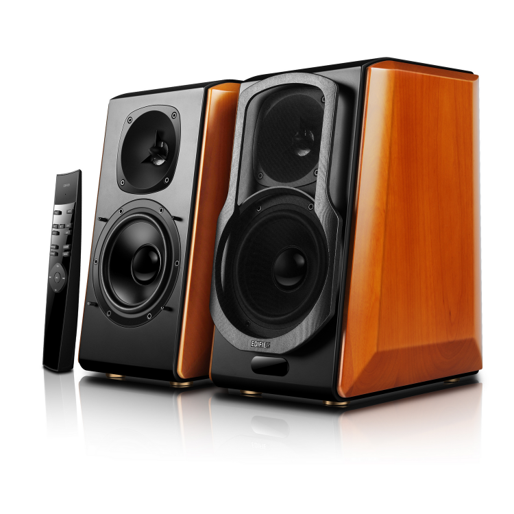Edifier S2000 Pro studio monitor speakers with remote