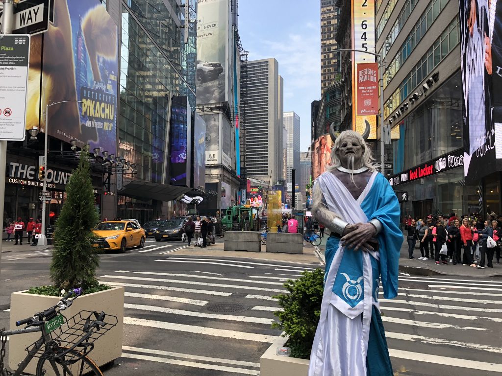 IGIST's Balin in Times Square