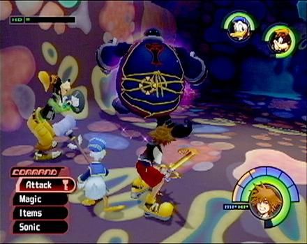 Kingdom Hearts PS2 gameplay