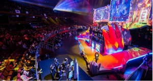 esports audience and stage