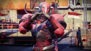 Destiny 2 Crimson Days 2020 Guardian making a heart with their hands