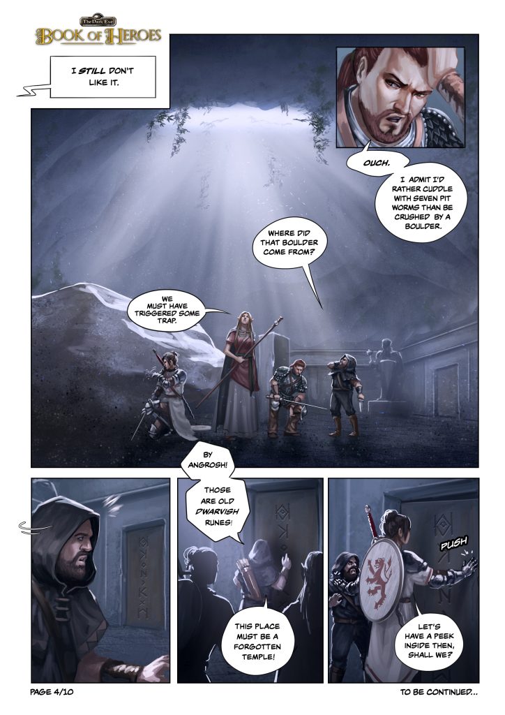The Dark Eye: Book of Heroes Comic Page 4
