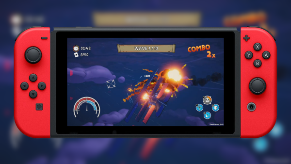 Red Wings: Aces of the Sky gameplay on a Nintendo Switch