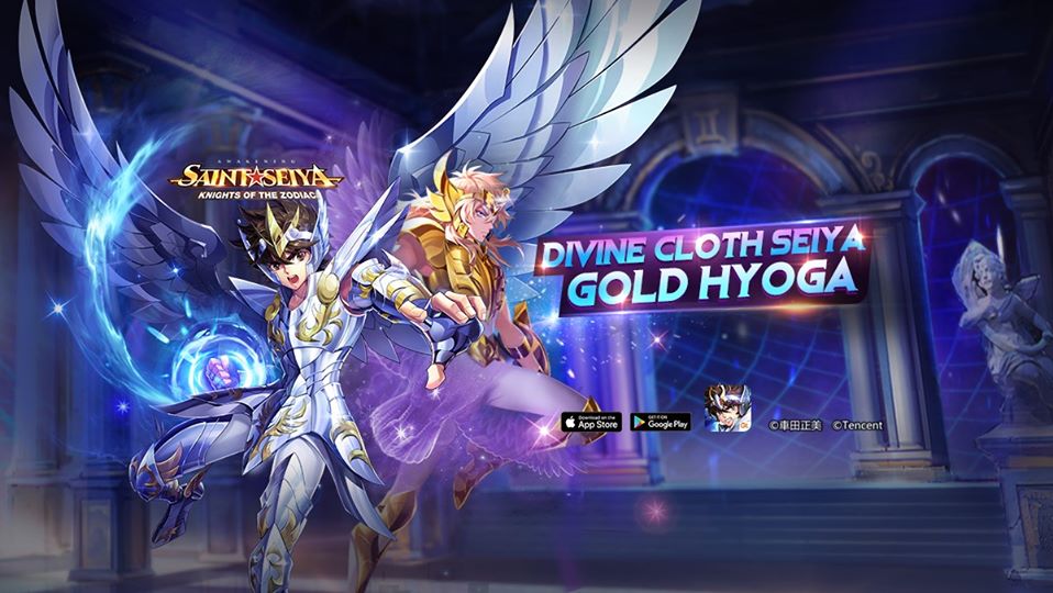 Saints, Divine Cloth Seiya and Golden Hyoga