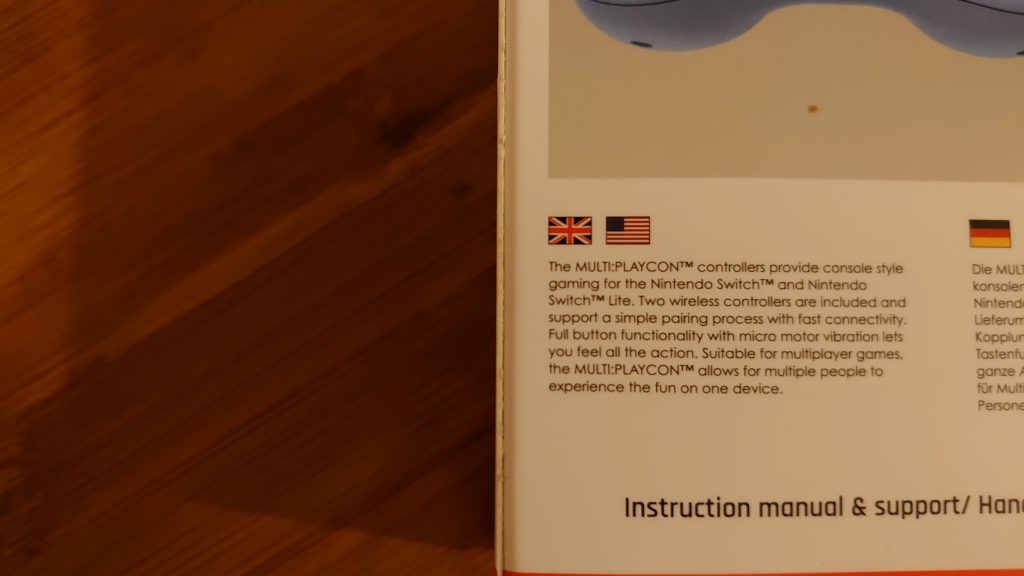 Instruction manual for snakebyte's nintendo switch controllers