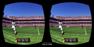 Sports Betting in Virtual Reality allows you to watch what is going on as if you were at the game