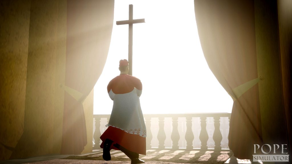 Pope Simulator - Pope walking to the famouse balcony to address his followers