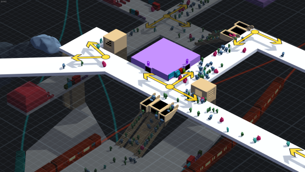 Gameplay screenshot from Tak Fujii's STATIONflow