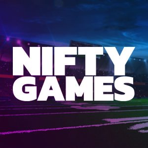 Nifty Games logo with an American Football pitch in the background
