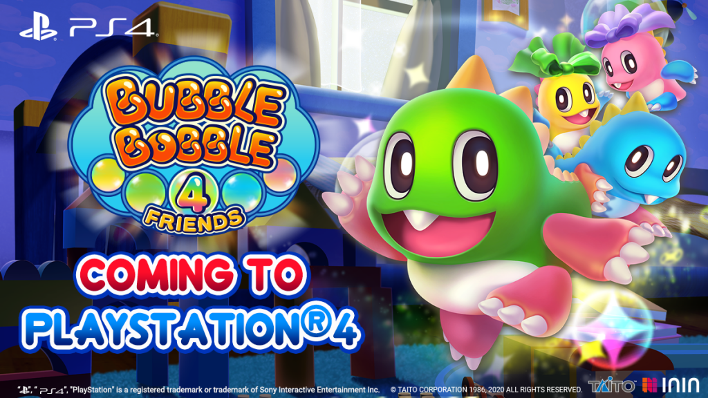 Bubble Bobble 4 Friends Coming to PS4