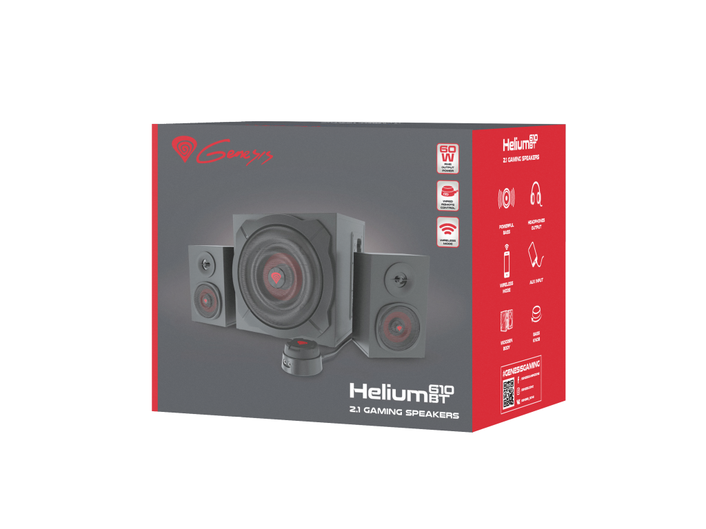 Helium 610 BT Speakers Boxed