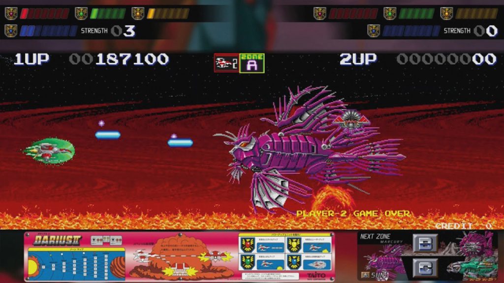 Darius Cozmic Collection Arcade Screenshot