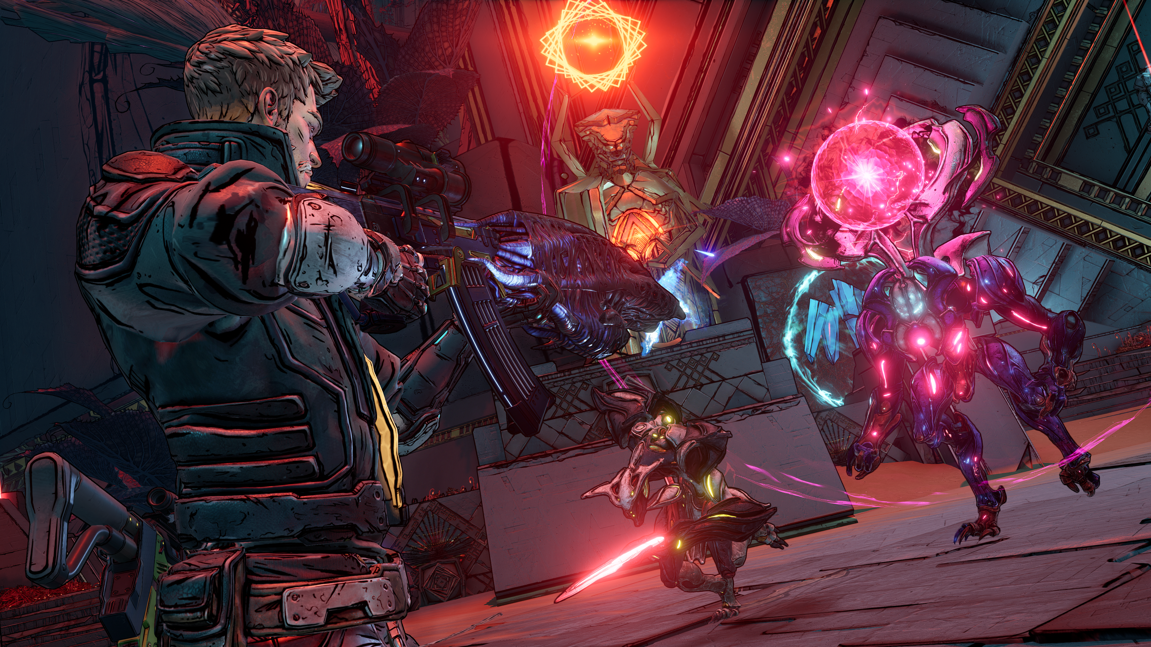 Zane shooting an enemy in Borderlands 3 Takedown at the Guardian Breach - Getting new skill trees