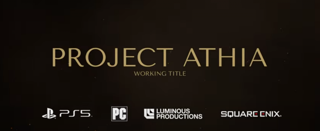 Project Athia Working Title logo