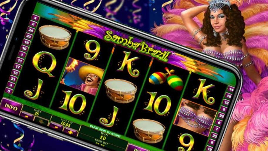 Samba Brazil slot games on mobile