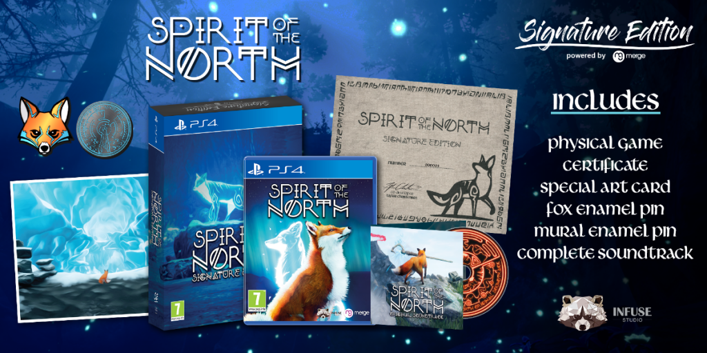 Spirit of the North PS4 Signature Edition contents