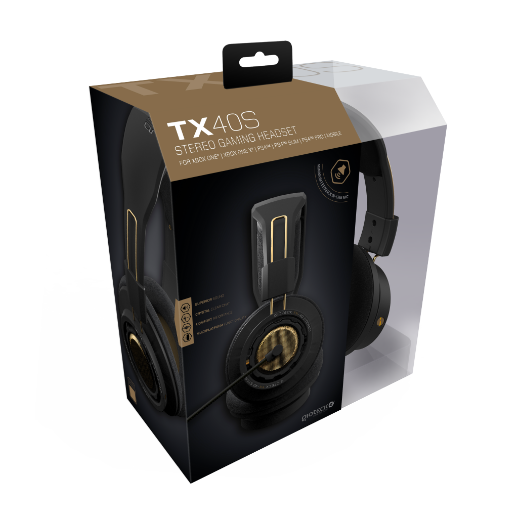 Gioteck TX-40S headset in box
