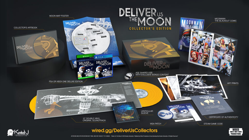 Deliver Us The Moon Collector’s Edition contents