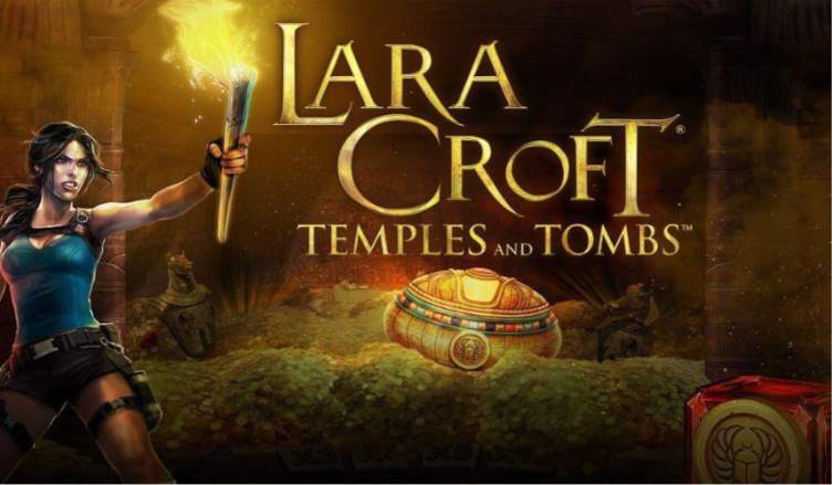 Lara Croft Temple of Tombs video game casino game crossovers