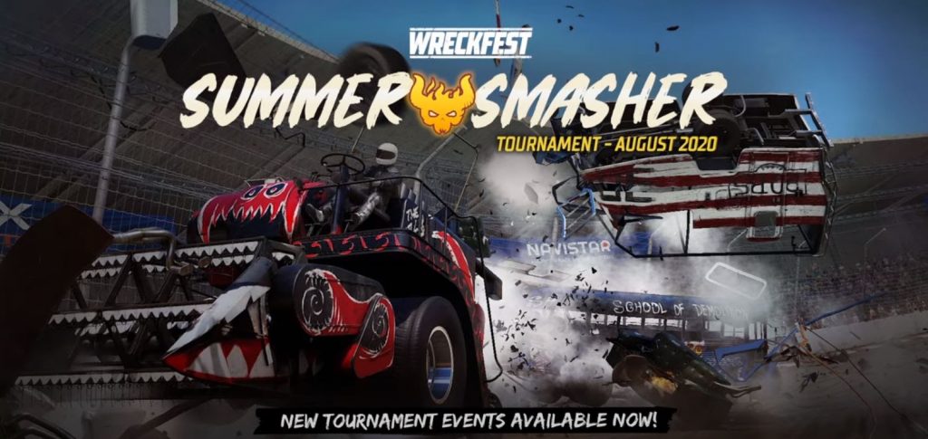 Wreckfest SUMMER SMASHER Tournament availoable August