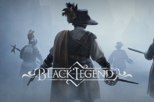 Warcave's Black Legend logo and artwork