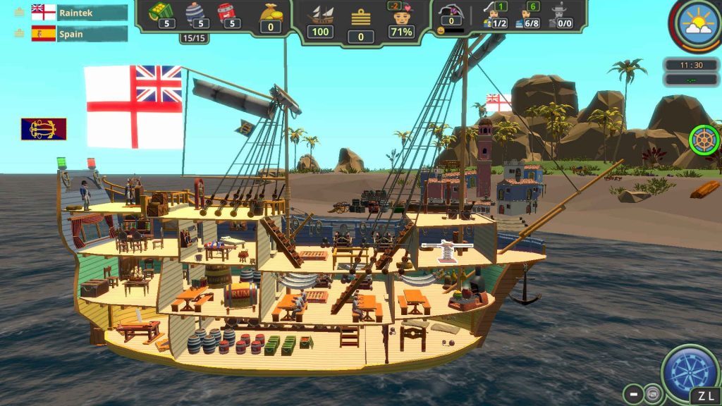 Her Majestys Ship Gameplay Screenshot ship sideview