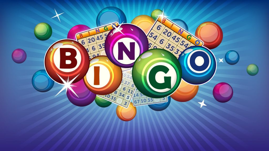 Bingo spelt out in Bingo Balls