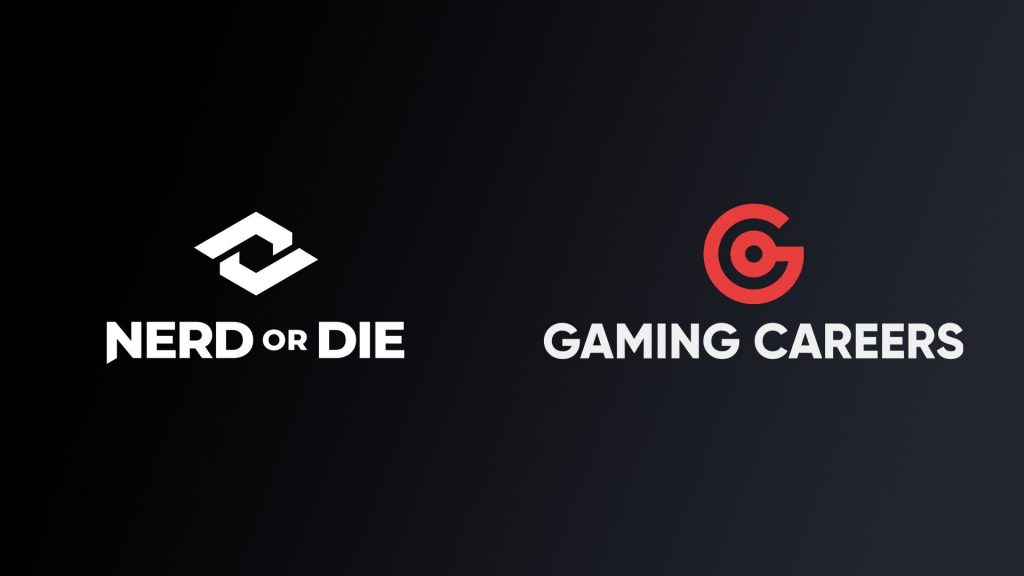 Nerd or Die X Gaming Careers logos