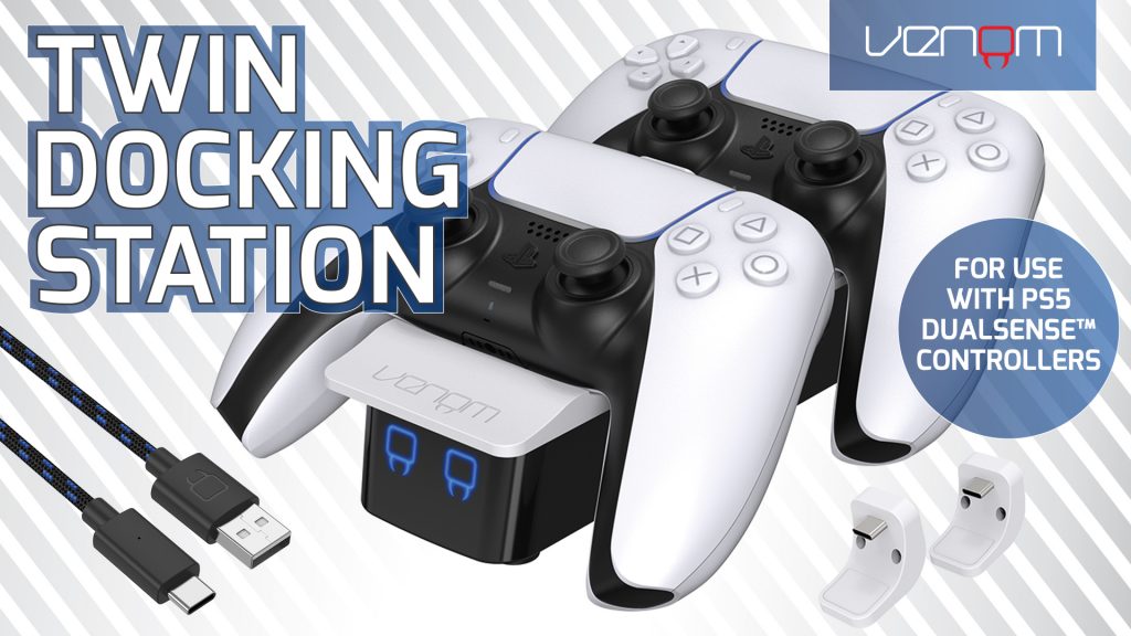 Venom PS5 Twin Dock Charging Stand from the new PS5 Accessories range