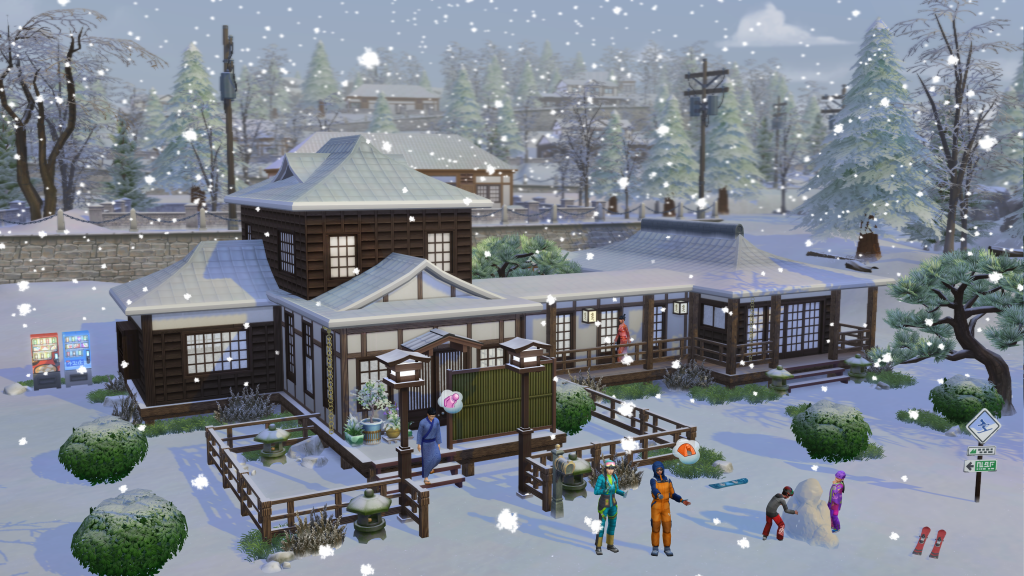 The Sims 4 Snowy Escape screenshot