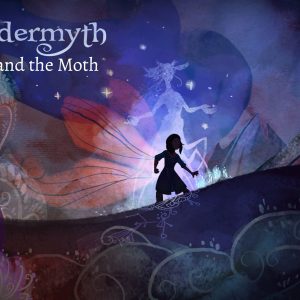 Wildermyth Eluna and the Moth logo and artwork