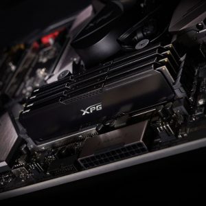 Gaming Hardware - XPG GAMMIX D20 DDR4 Ram inserted on a motherboard