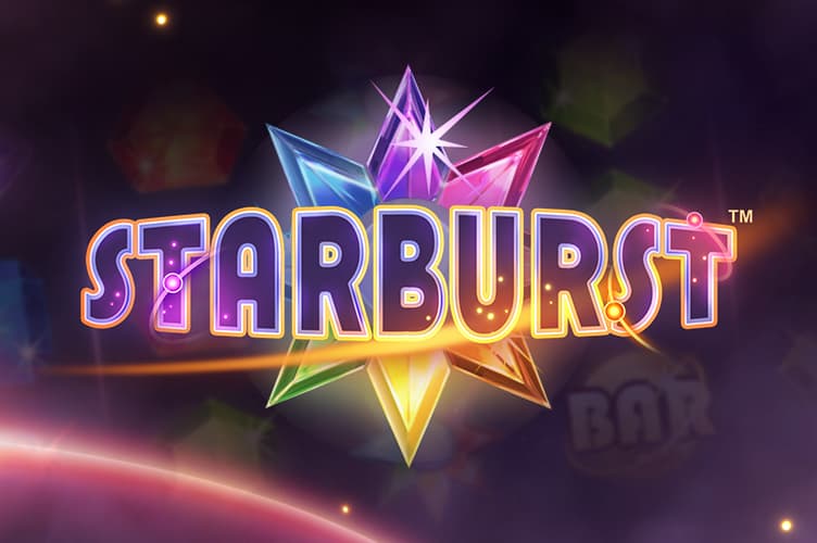 Starburst video slots game logo