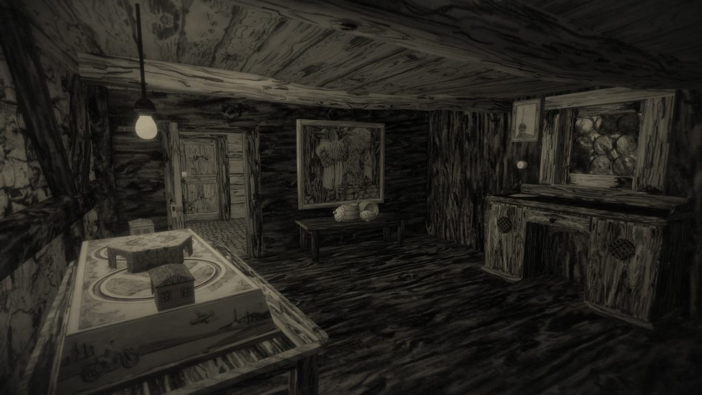 MUNDAUN screenshot of empty cabin