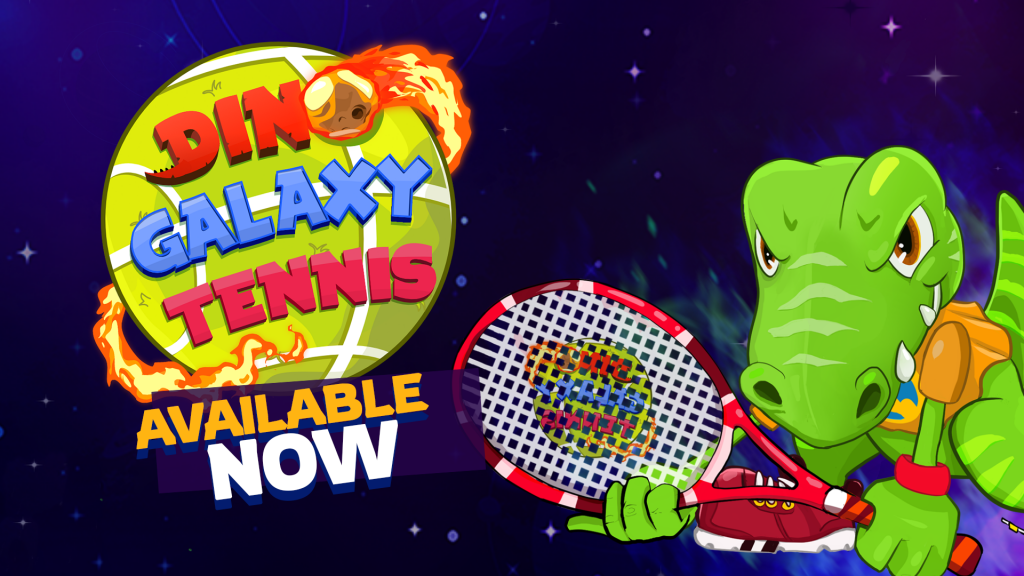 Dino Galaxy Tennis logo