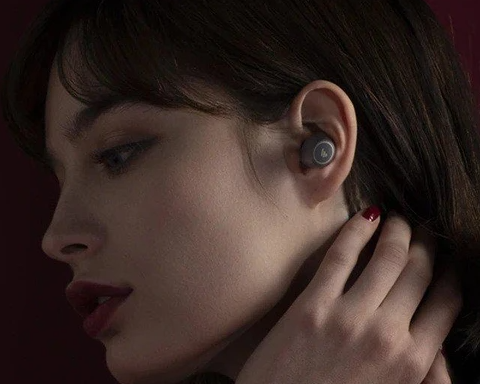 Edifier TWS1 Pro in woman's ear