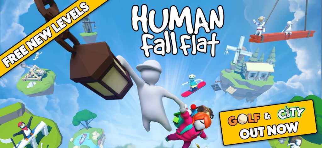 Human: Fall Flat new levels logo