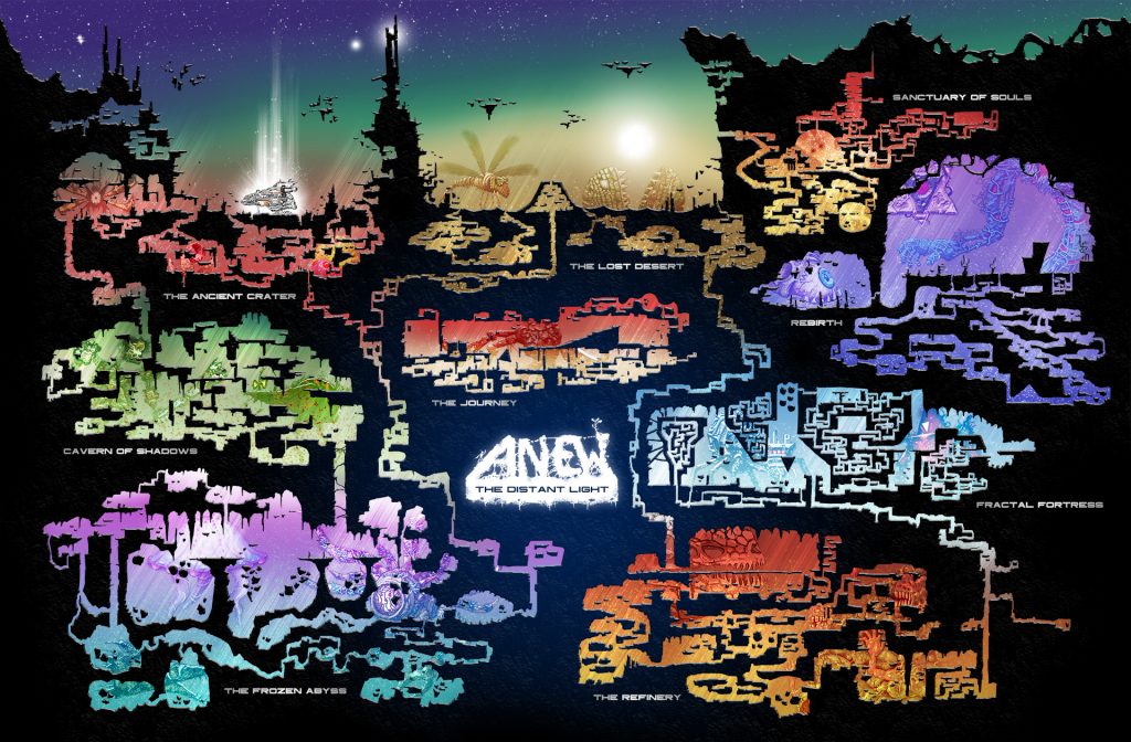 Anew: The Distant Light game map