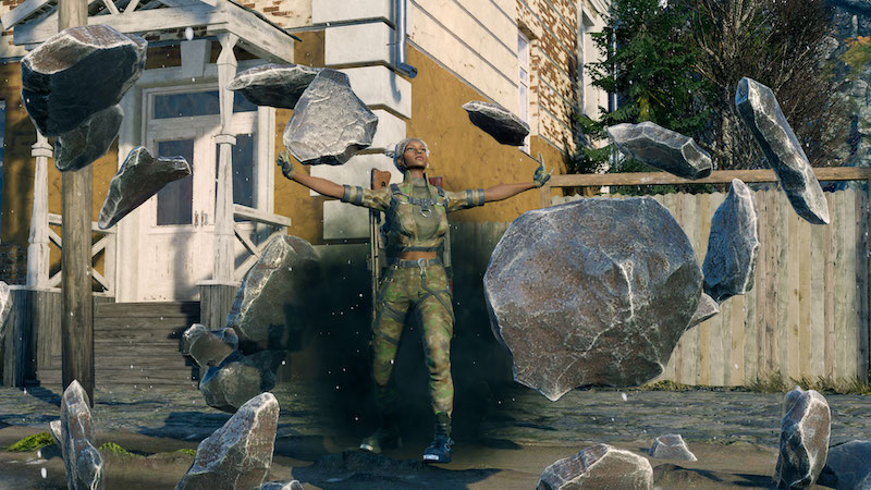 CRSED F.O.A.D. player making rocks float in the air